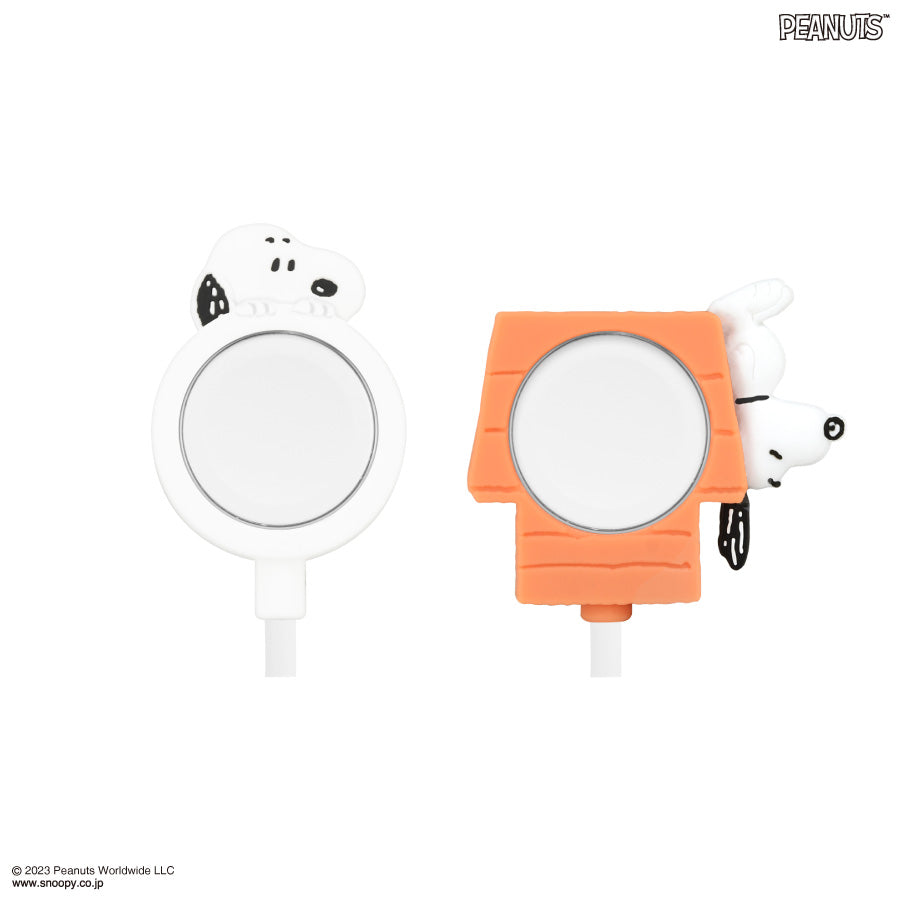 Snoopy Apple Watch 充電器Cover 白色/倒轉