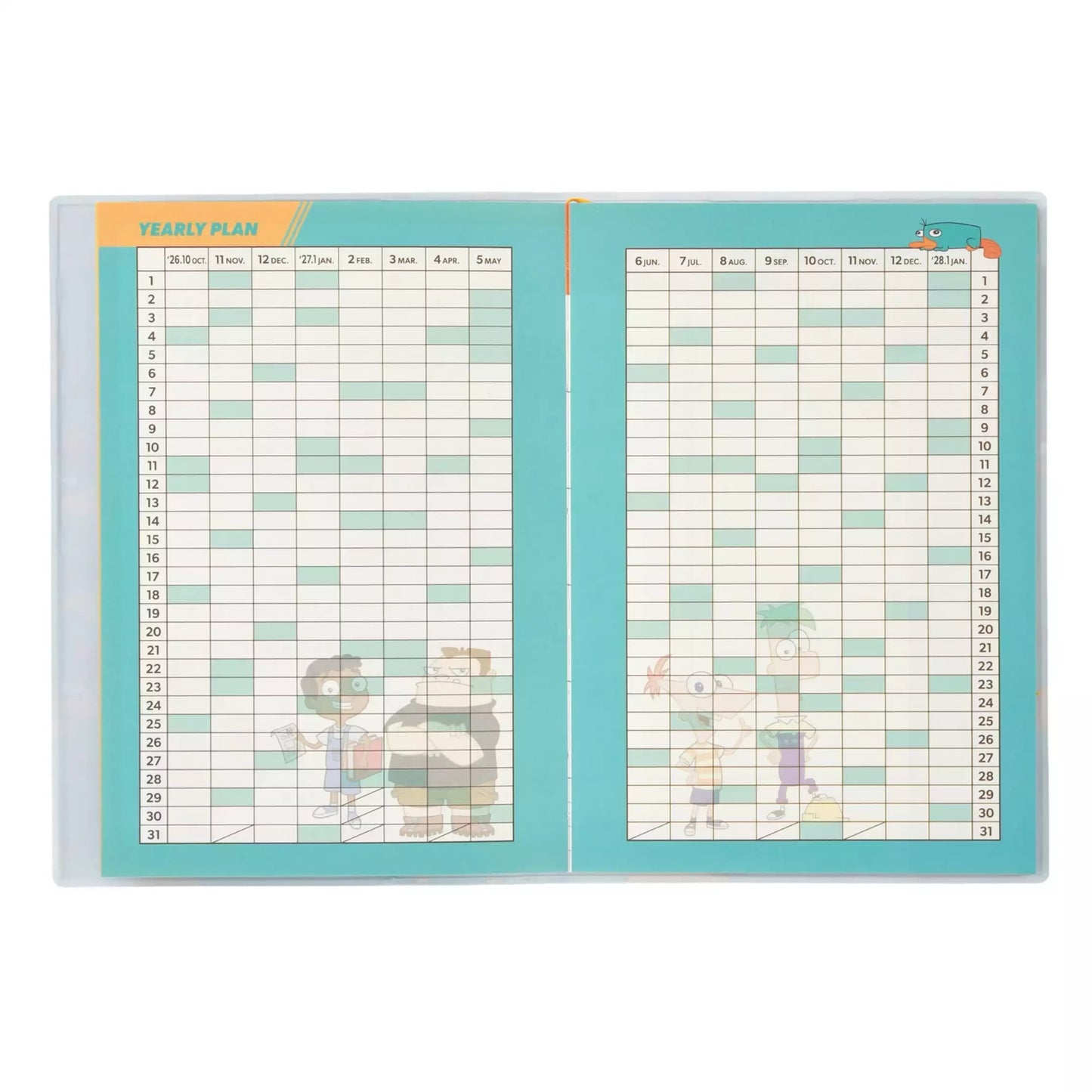 泰瑞 月間 B6 Schedule|CALENDAR ＆ ORGANIZER 2027
