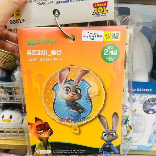 現貨 韓國 Zootopia  氣球 2個入