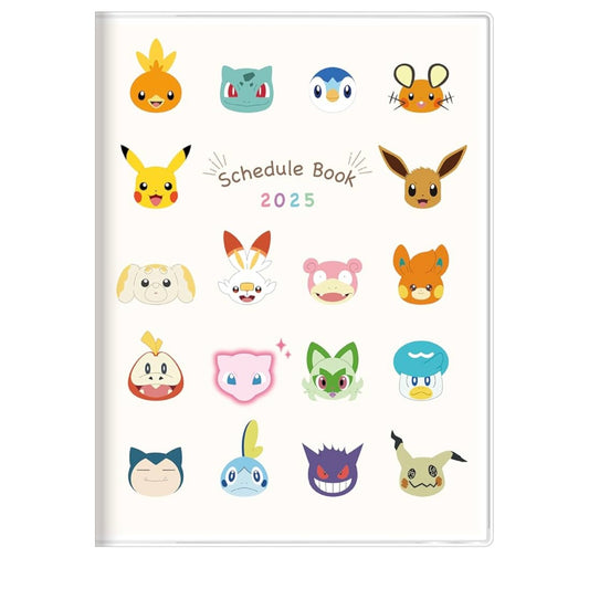 Pokemon 2025年手帳 A6 Schedule *大頭