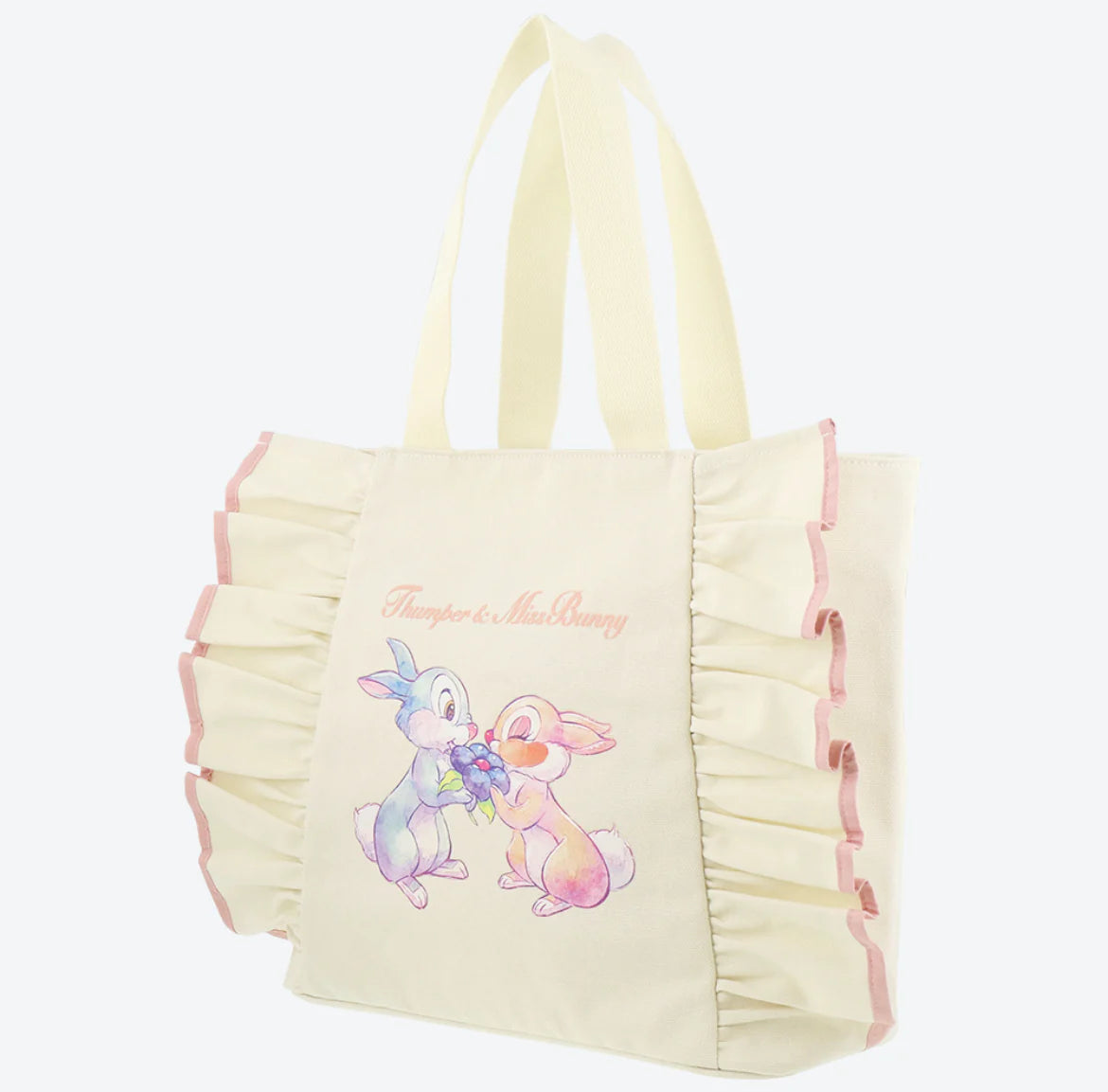 Thumper & Ms. bunny 荷葉邊Tote Bag