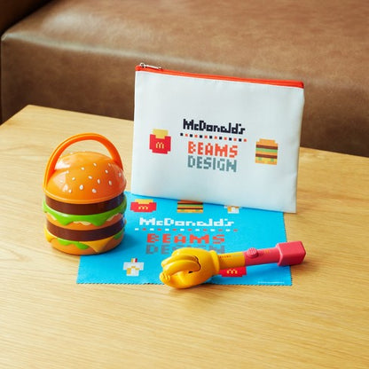 現貨 日本 Mcdonald’s x Beams 限定 漢堡飽燈/ 薯條夾/ 眼鏡布/Pouch M記 福袋 2025