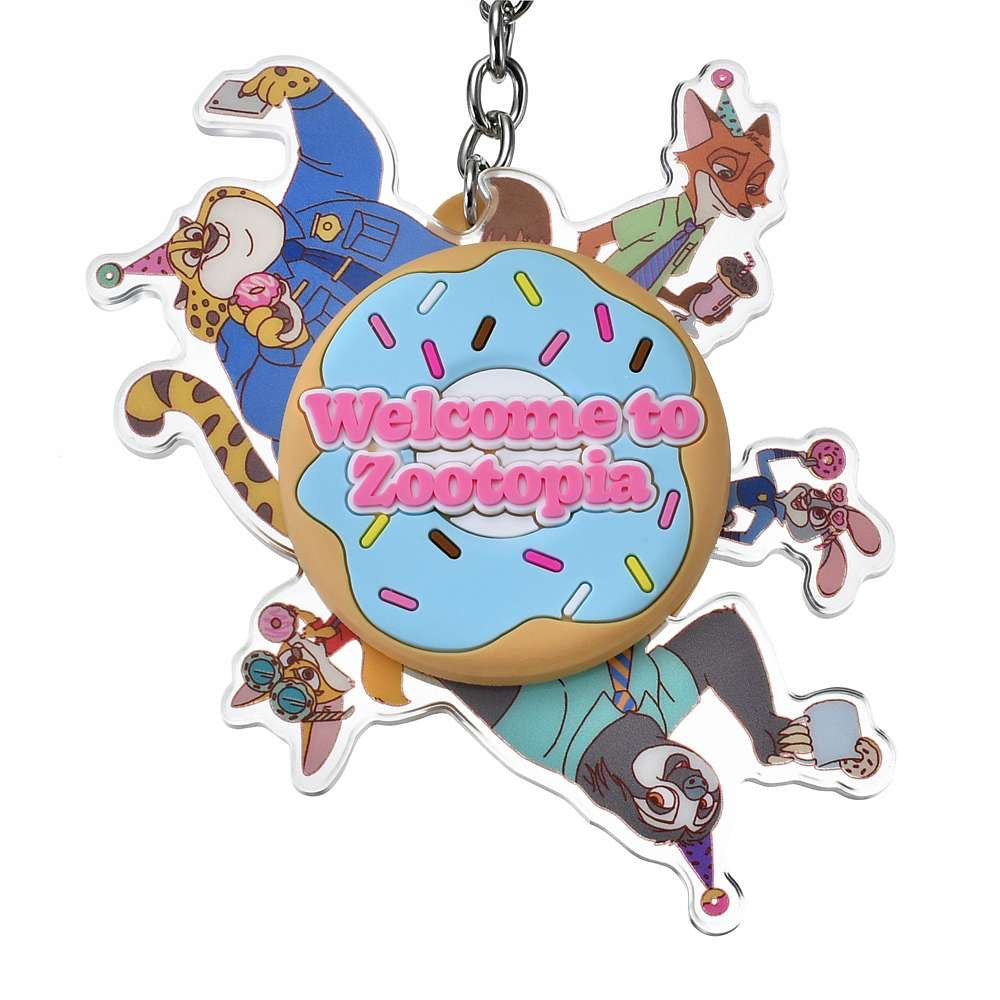 可轉動Keychain  | 10TH Anniversary Collection from the Disney movie Zootopia