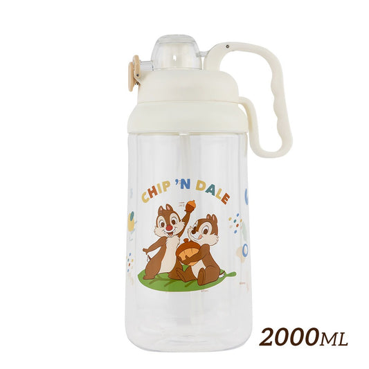 台灣 Chip & Dale 大容量彈蓋水樽 2000ml