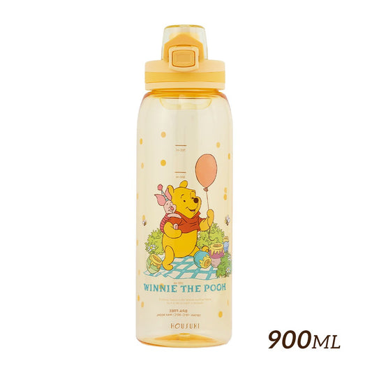 台灣 Pooh & Piglet 彈蓋水樽 900ml