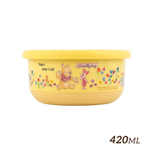 台灣 Pooh 不鏽鋼雙層隔熱碗 420ml