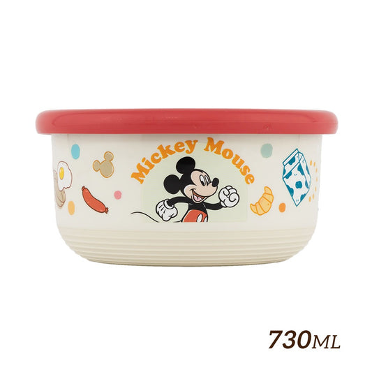 台灣 Mickey 不鏽鋼雙層隔熱碗 730ml
