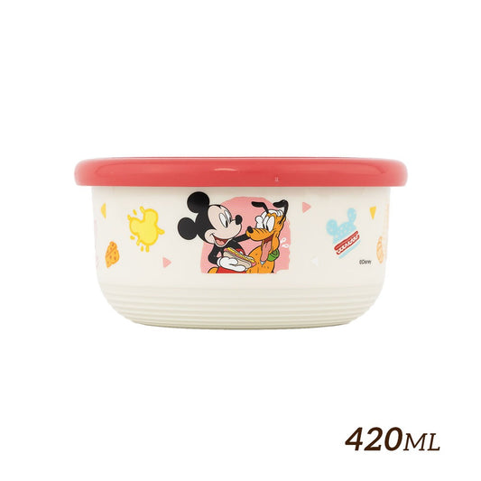 台灣 Mickey 不鏽鋼雙層隔熱碗 420ml