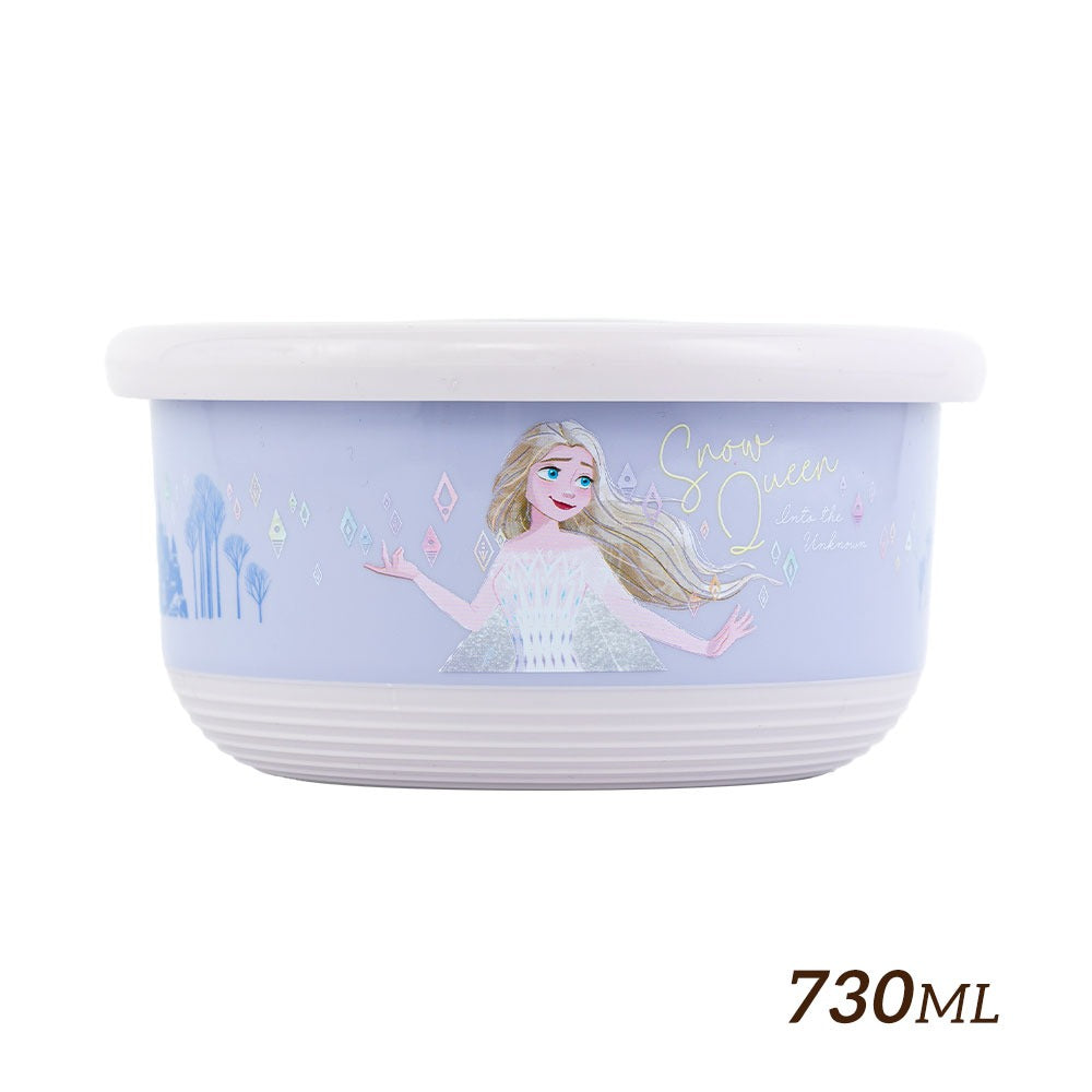 台灣 Frozen - Elsa 不鏽鋼雙層隔熱碗 730ml