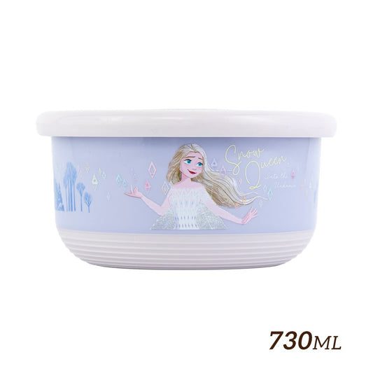 台灣 Frozen - Elsa 不鏽鋼雙層隔熱碗 730ml