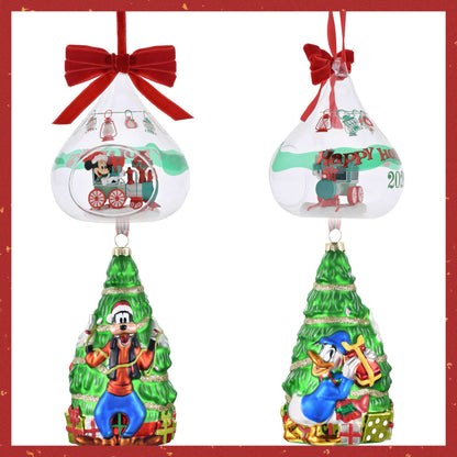 Mickey 雪車/ Goofy & Donald | 2026 DISNEY CHRISTMAS ORNAMENT