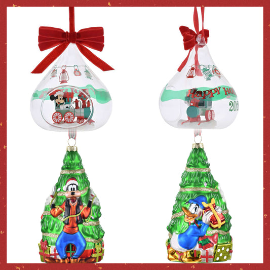 Mickey 雪車/ Goofy & Donald | 2026 DISNEY CHRISTMAS ORNAMENT