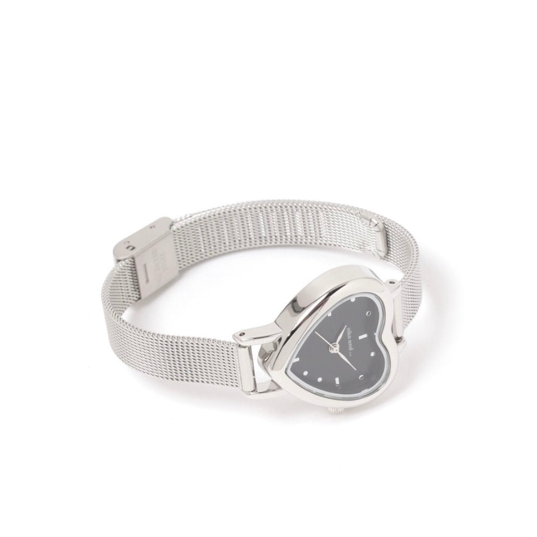 niko and heart mesh watch 心形手錶