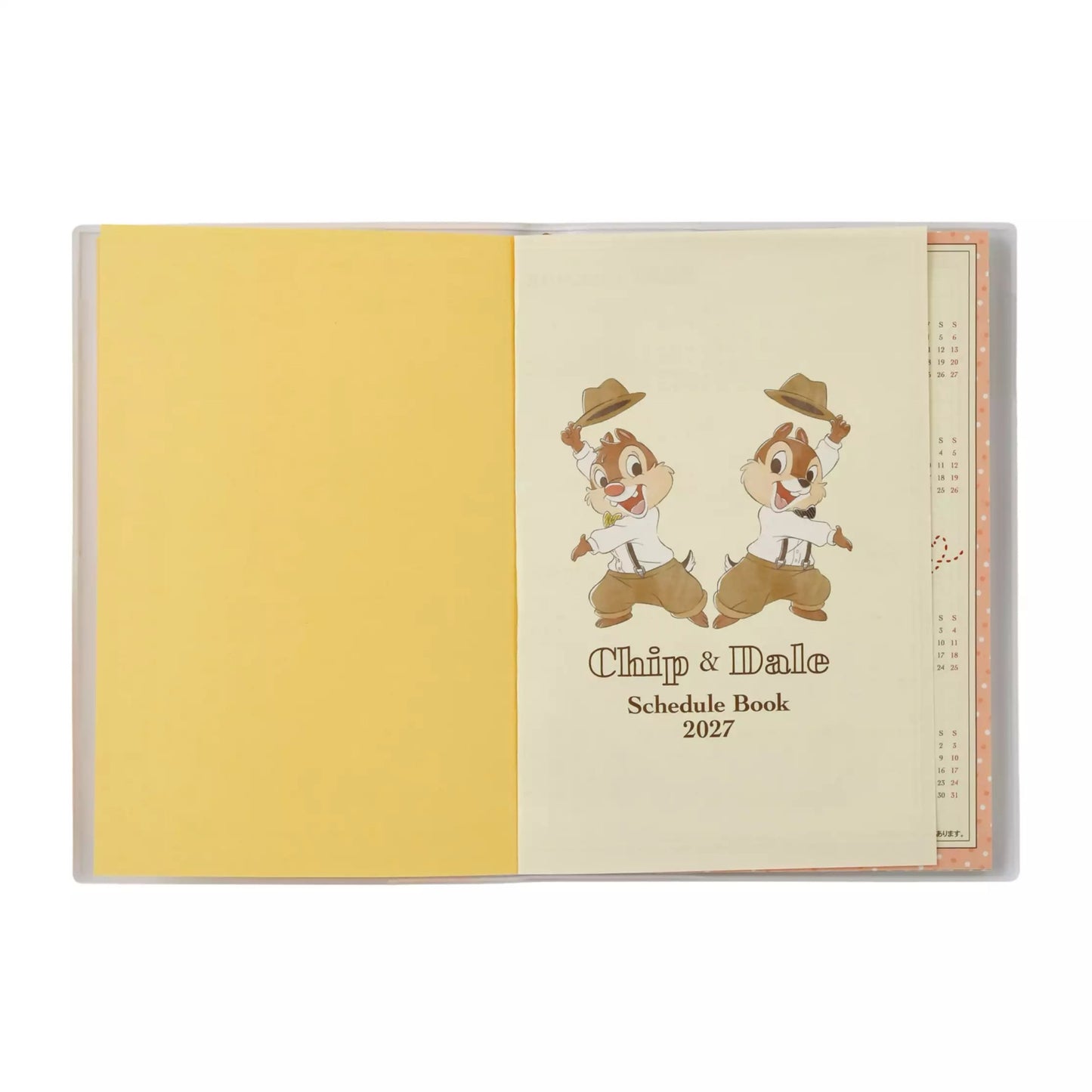 Chip & Dale 月間 B6 Schedule|CALENDAR ＆ ORGANIZER 2027