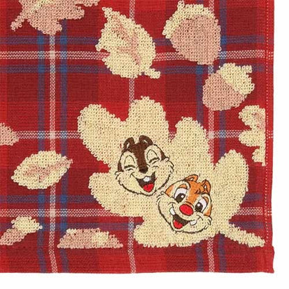 Chip & Dale 紅色長毛巾