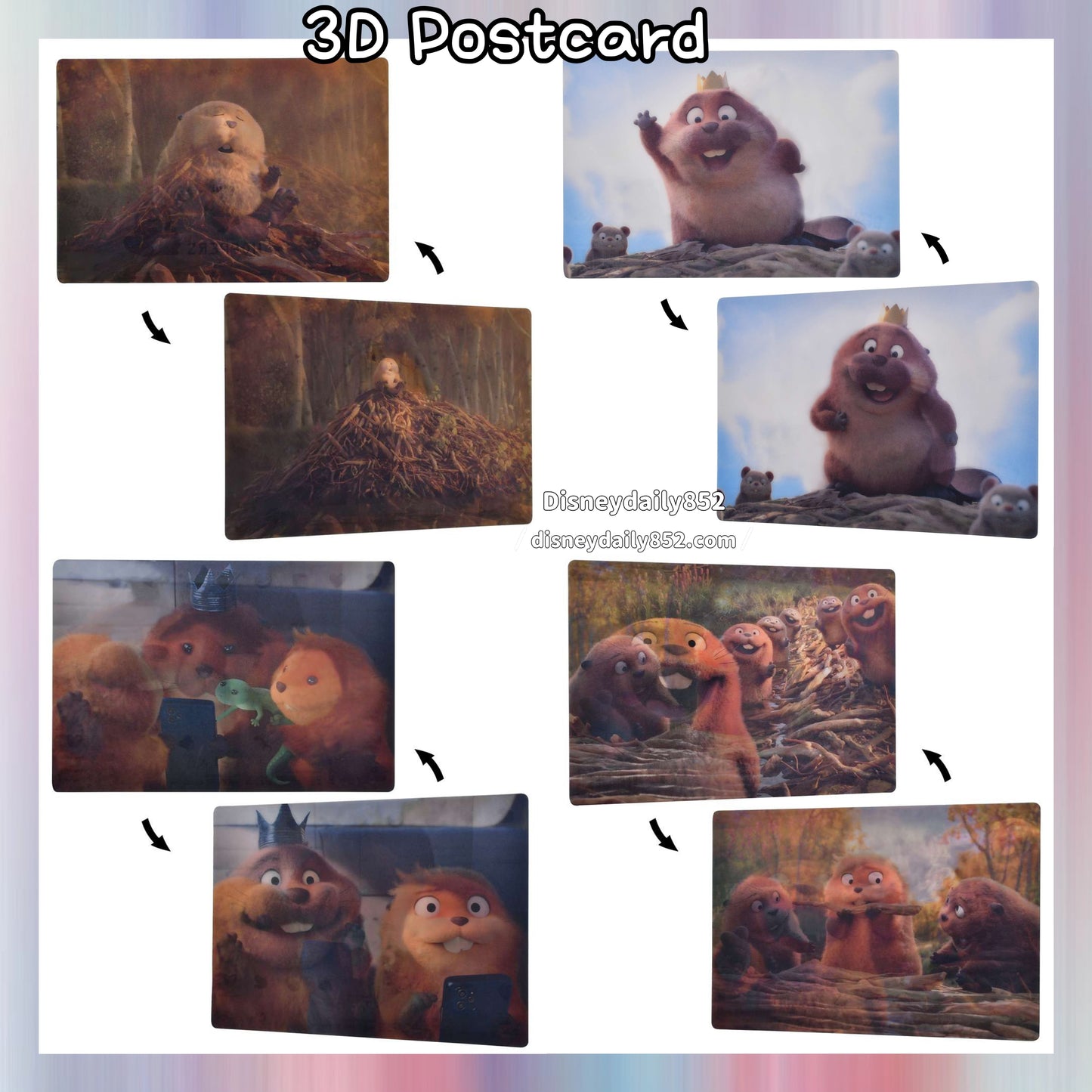 喬治國王/ Hoppers/ Hoppers們/ Hoppers 們水壩 - 3D Postcard