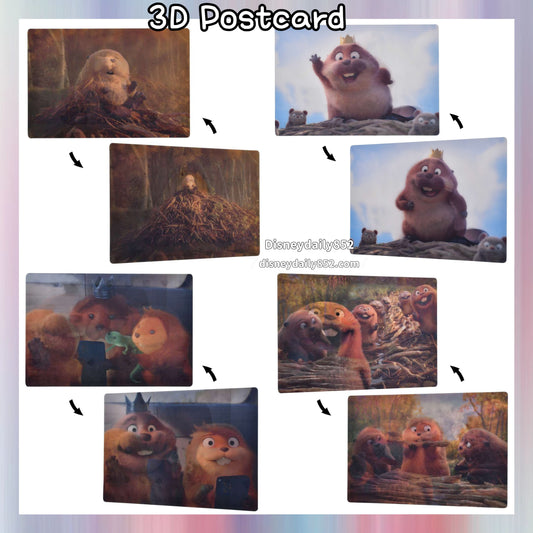 喬治國王/ Hoppers/ Hoppers們/ Hoppers 們水壩 - 3D Postcard