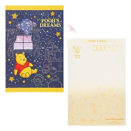 Postcard & Sticker Set Pooh’s Dreams