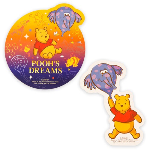 Postcard & Sticker Set Pooh’s Dreams