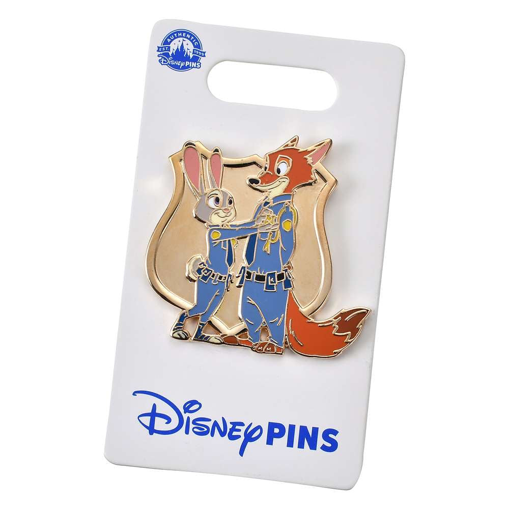 Judy & Nick Pin | 10TH Anniversary Collection from the Disney movie Zootopia