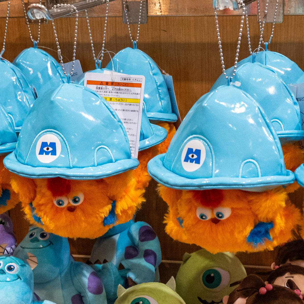 日本｜東京迪士尼園區產品 怪獸公司公仔/ 夾膊頭公仔掛飾