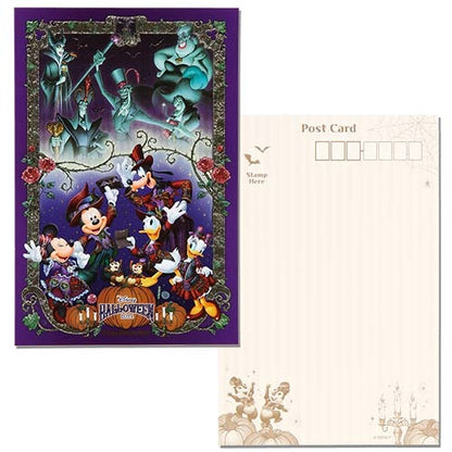 Mickey & Friends Postcard Set Tokyo Disneyland Halloween 2024