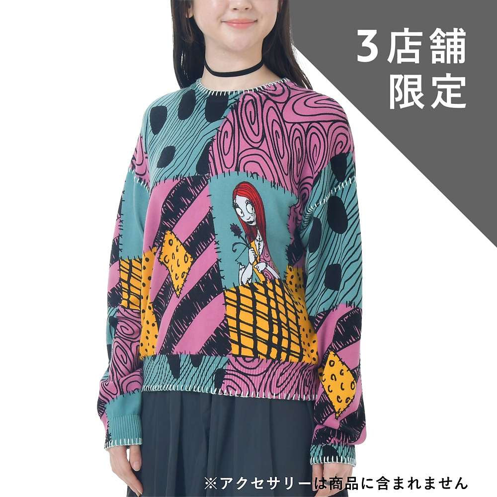 Sally 長袖冷衫  - TIM BURTON'S THE NIGHTMARE BEFORE CHRISTMAS