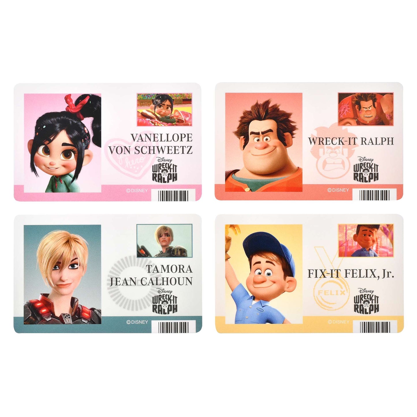 Zootopia/ Bayamx/ 雲妮/ Moana 證件風Sticker Set - Sticker Collection
