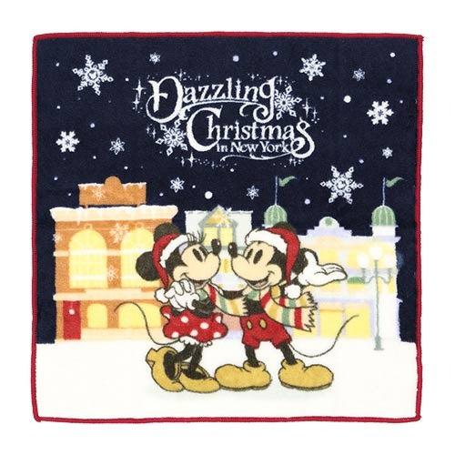 Mickey & Minnie 手巾  Dazzling Christmas in New York！