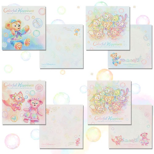 Duffy & Friends MEMO 套裝 Colorful Happiness