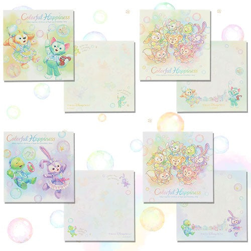 Duffy & Friends MEMO 套裝 Colorful Happiness