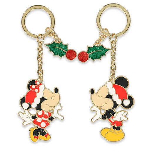Mickey & Minnie 匙扣套裝 Holly Jolly Christmas