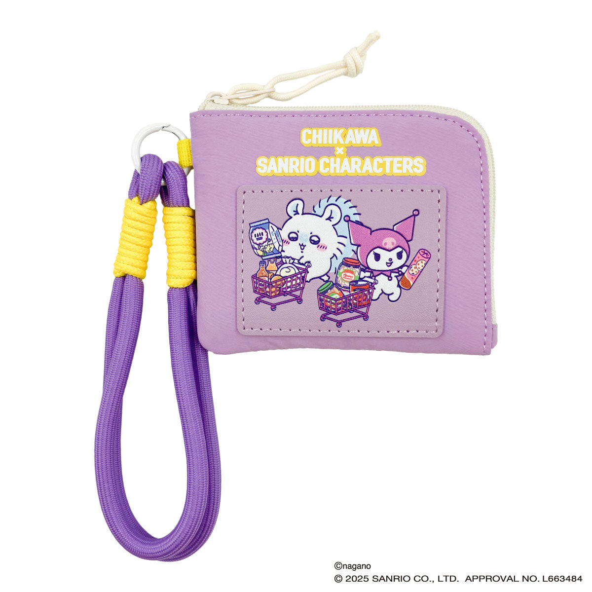 Chiikawa x Sanrio 系列 小可愛 Supermarket Compact Wallet