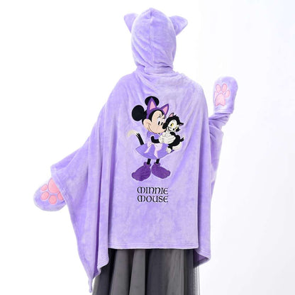 連帽毛毯 - CAT MINNIE AND FIGARO