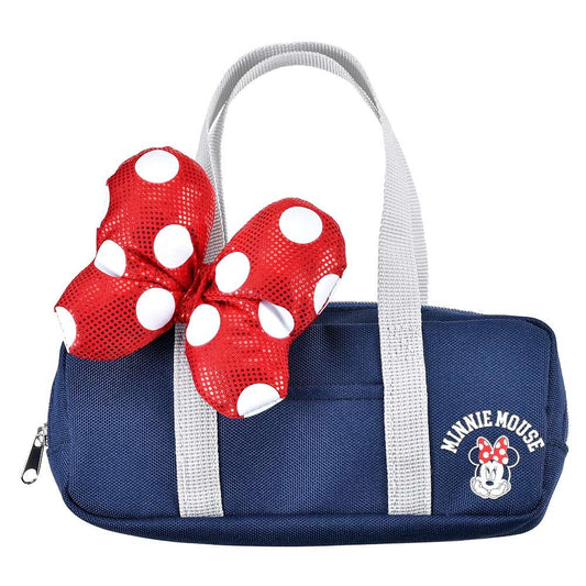 Minnie 手挽Pouch  Minnie Dot Ribbon