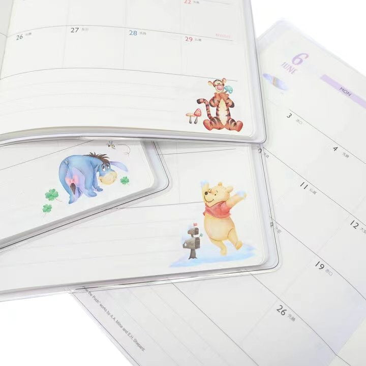 Pooh x Piglet x Eeyore (白色款) B6 Schedule Book 2024