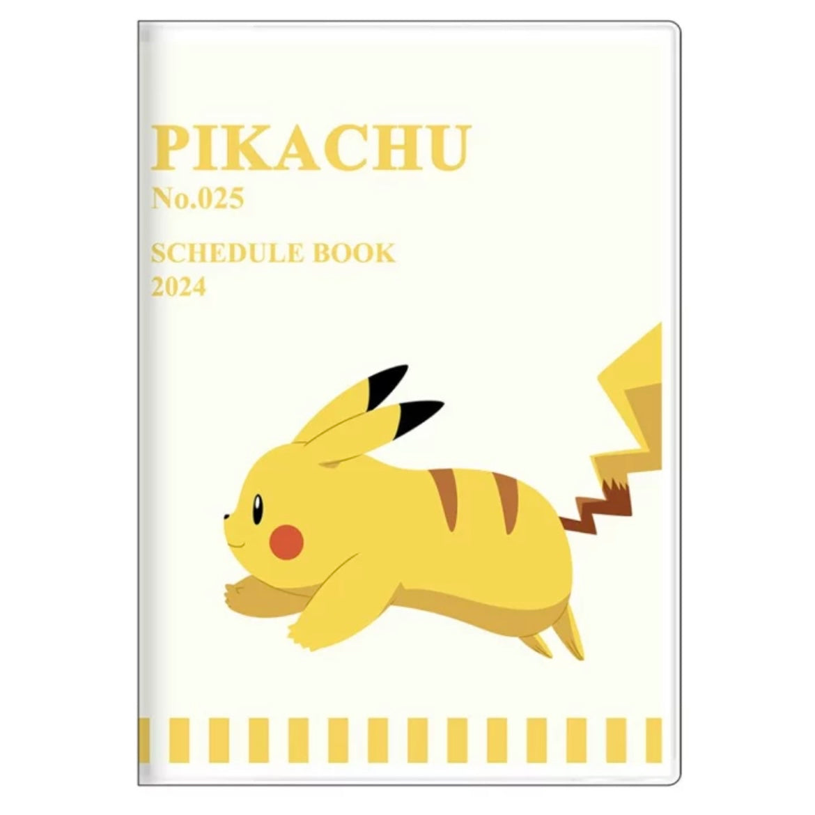 Pikachu 比卡超(黃色底款) A6 Schedule Book 2024