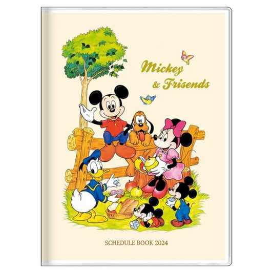 Mickey & Friends 野餐款 B6 Schedule Book 2024