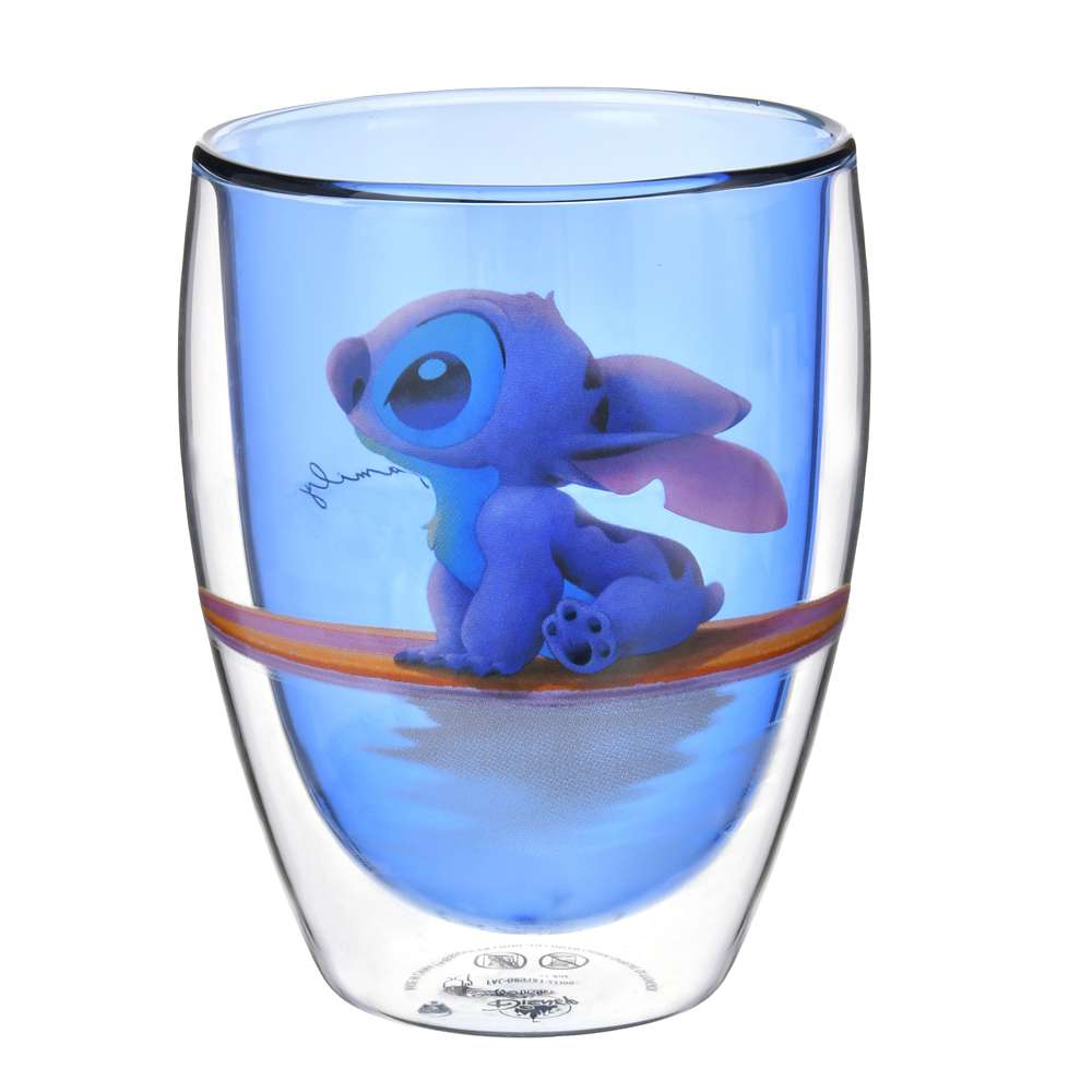 Stitch 雙層玻璃杯 Shiny Disney Stitch Day Collection