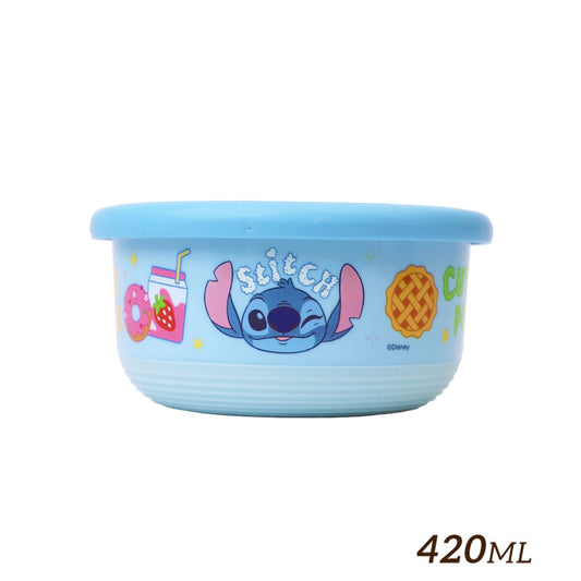 台灣 Stitch 不鏽鋼雙層隔熱碗 420ml