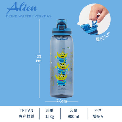 台灣 三眼仔 (太空版) 彈蓋水樽 900ml