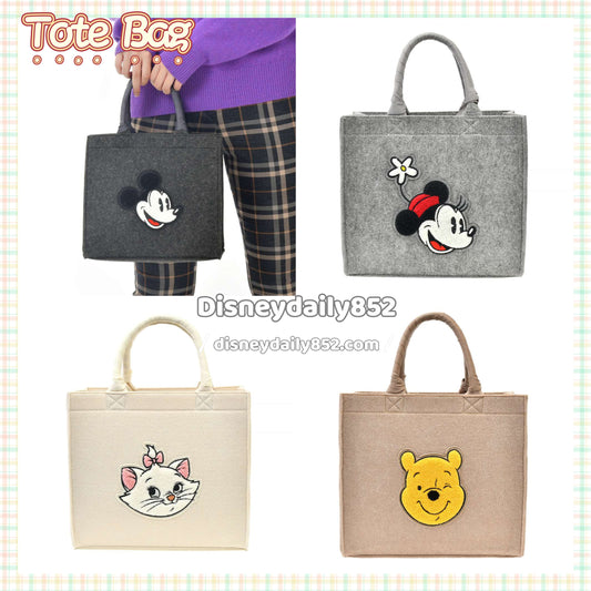 Mickey/ Minnie/ Marie/ Pooh Tote Bag