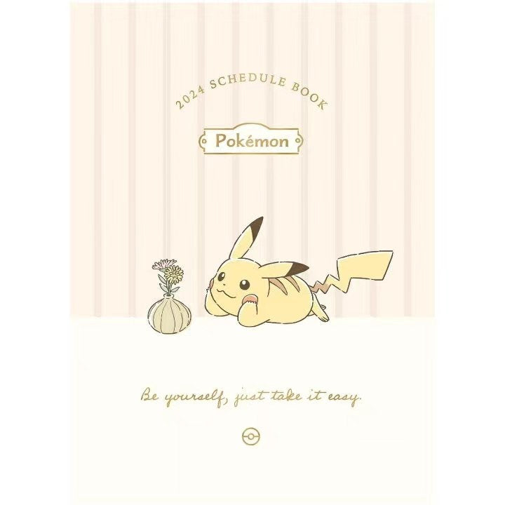 Pikachu 比卡超(賞花款) B6 Schedule Book 2024