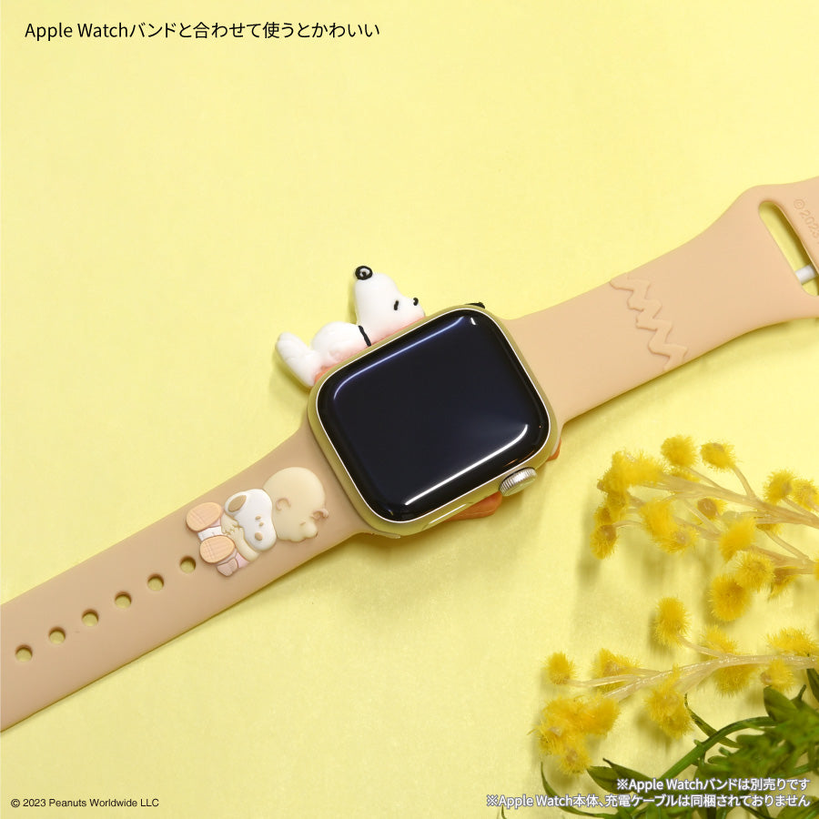 Snoopy Apple Watch 充電器Cover 白色/倒轉