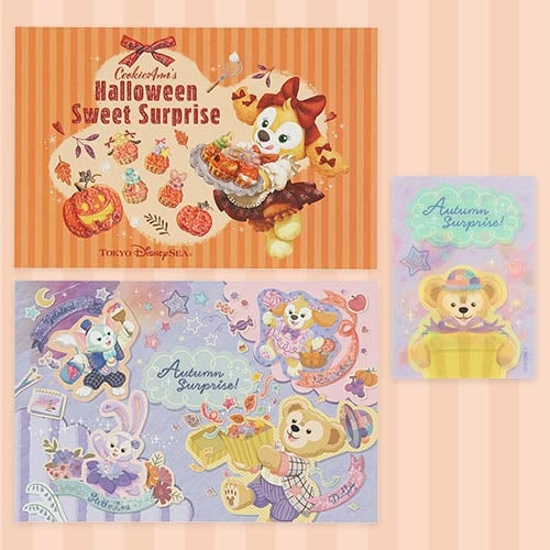 明信片貼紙套裝 | Duffy & Friends Hallween Sweet Surprise