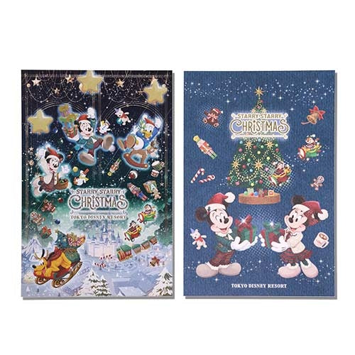 Mickey & Friends Postcard Set | Starry Starry Christmas