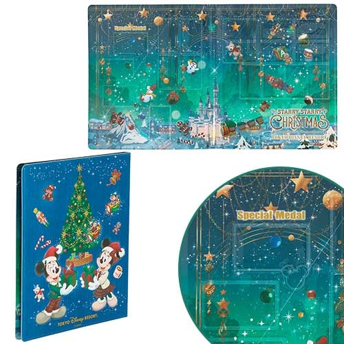 Mickey & Friends 銅幣收納簿+紀念幣 | Starry Starry Christmas