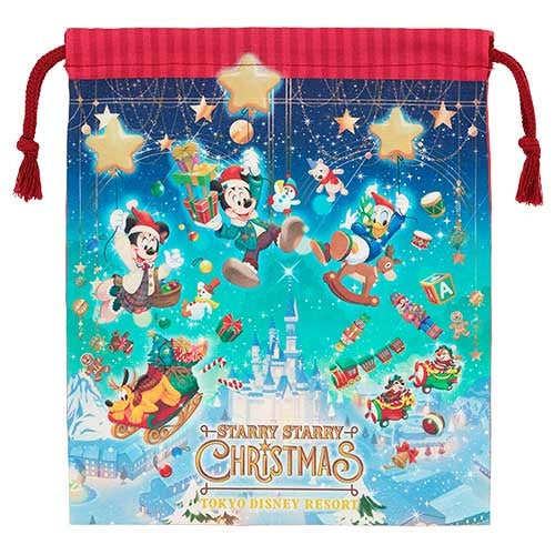 Mickey & Friends 雙面索袋 | Starry Starry Christmas