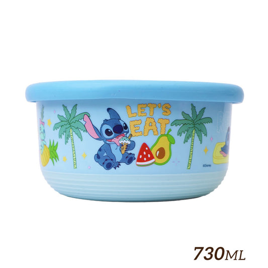 台灣 Stitch 不鏽鋼雙層隔熱碗 730ml