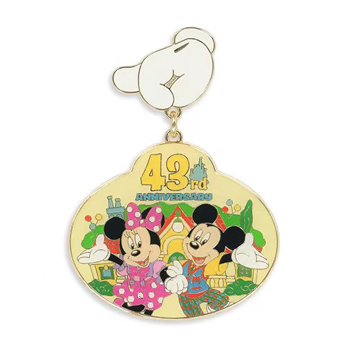 Pin - Disney 樂園 43 RD ANNIVERSARY